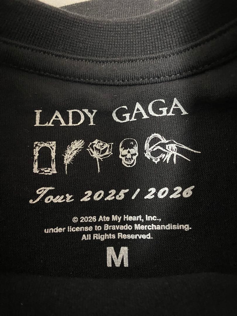 レディーガガ　踊るか死ぬか　ツアーTシャツ　M