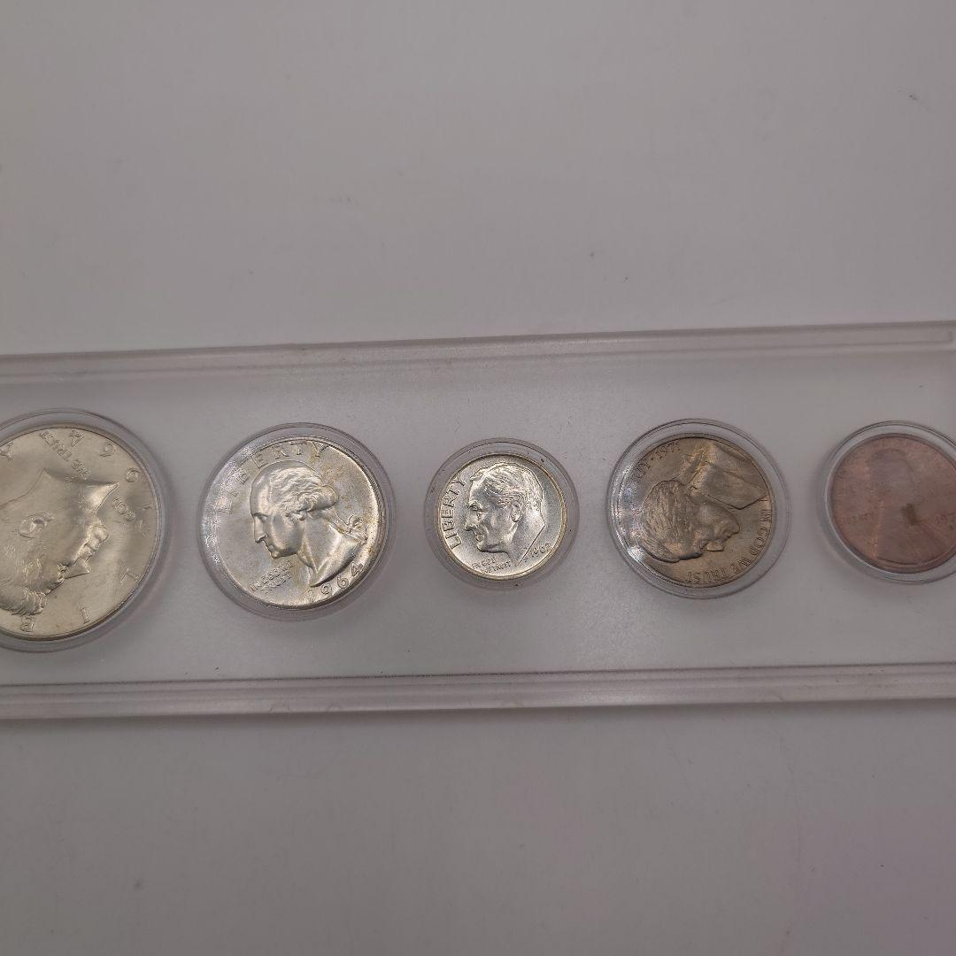 アメリカ 1900年 モルガンダラー 銀貨 リバティー 1964年 6枚セット