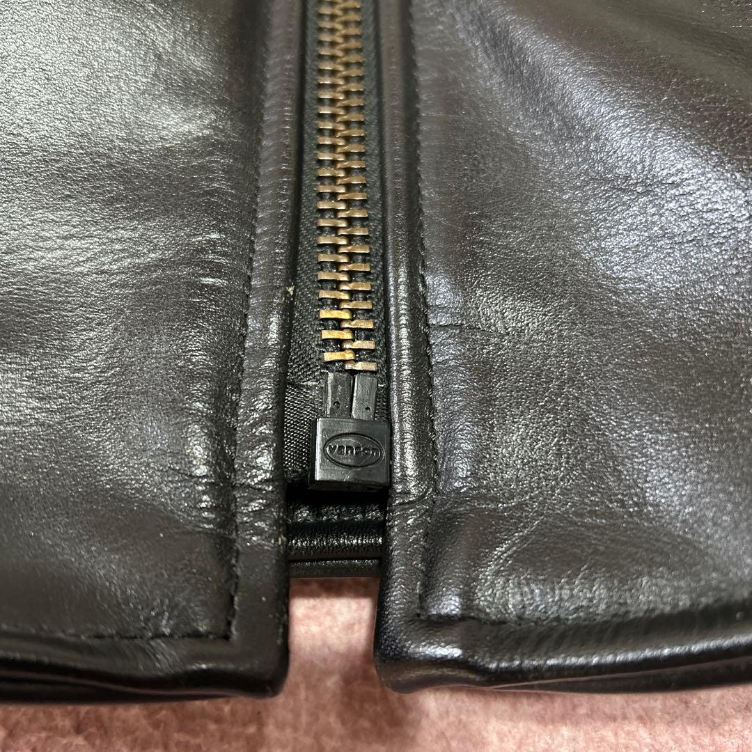 美品 VANSON シングルライダース ENFIELD メンズ 36(S)