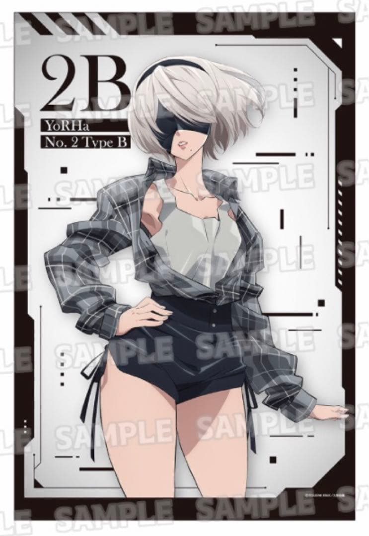 【等身大&B2】 ニーアオートマタ ドンキ 2B タペストリー2種