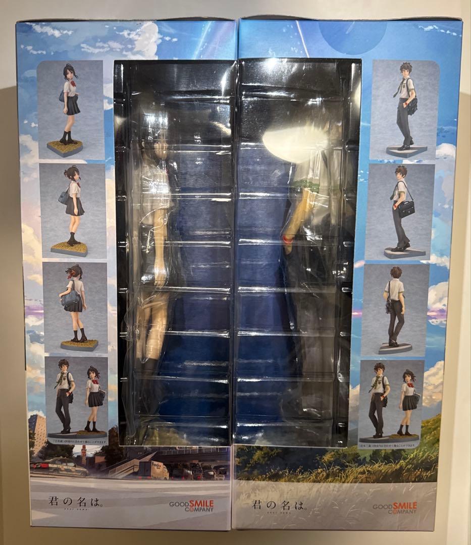 【新品未開封】君の名は。1/8スケール 宮水三葉&立花瀧 フィギュア