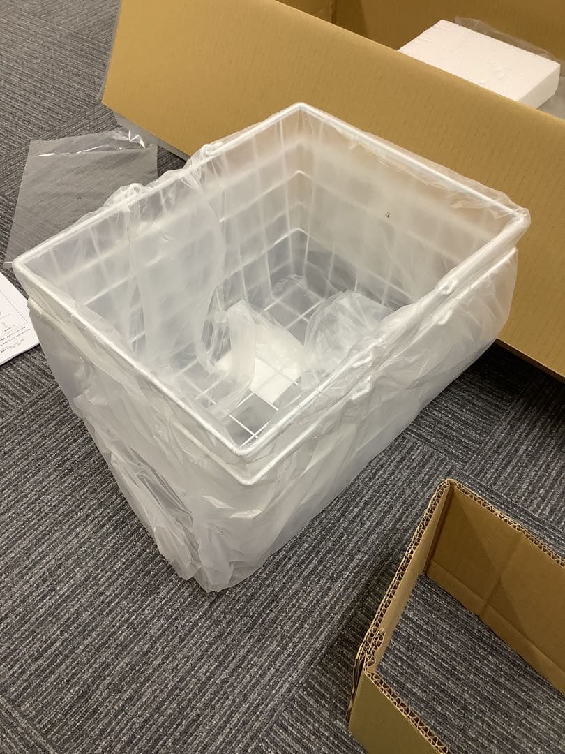 【新品未使用】ディノス 新1本脚 モダン ランドリーラック 棚2段 ホワイト