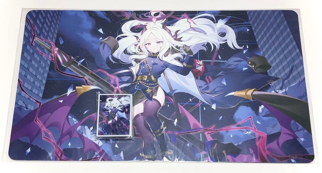 空崎ヒナ スリーブ プレイマット セット ブルーアーカイブ ブルアカ a_d