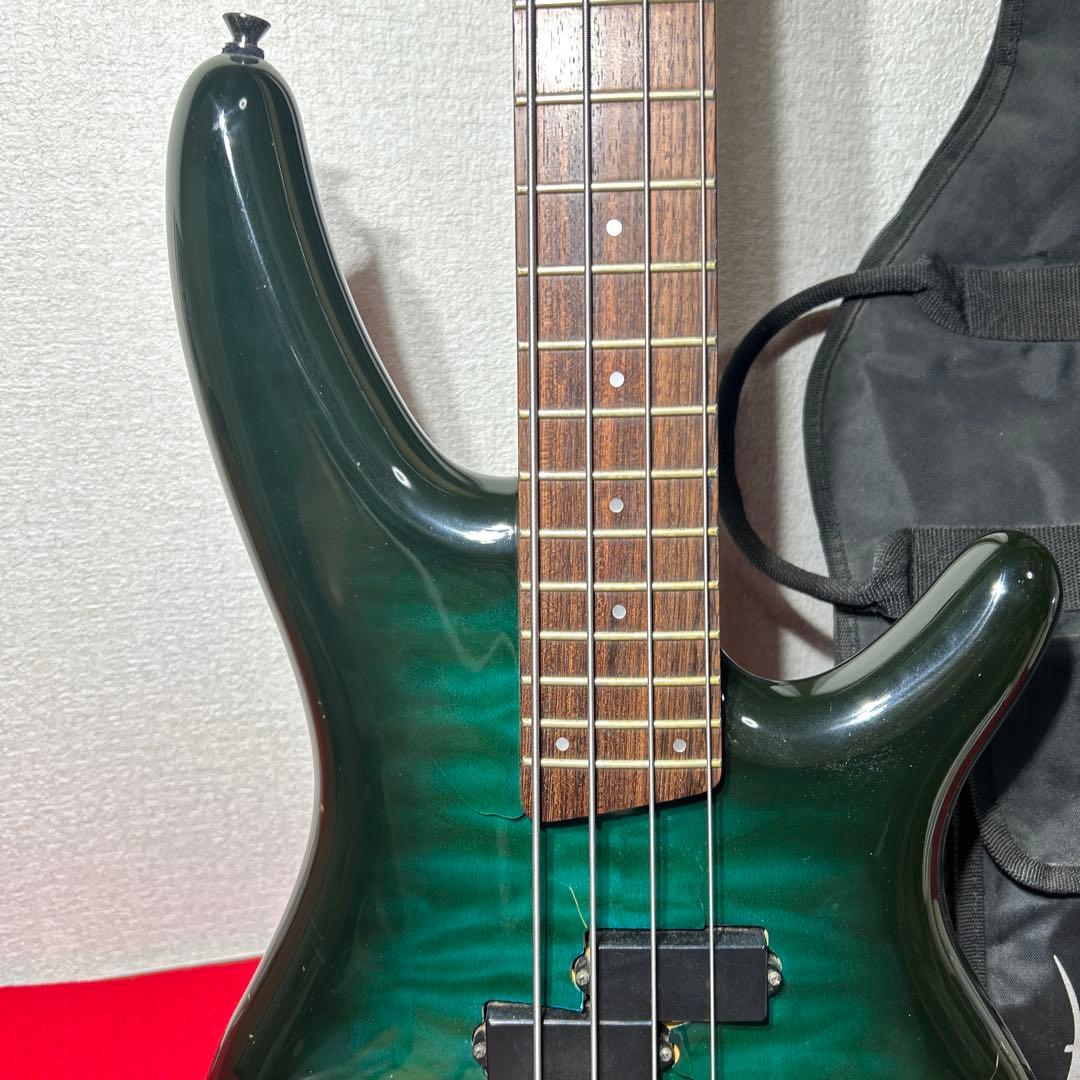 H*T様 アイバニーズ　4弦エレキベース　SDGR ソフトケース　グリーン