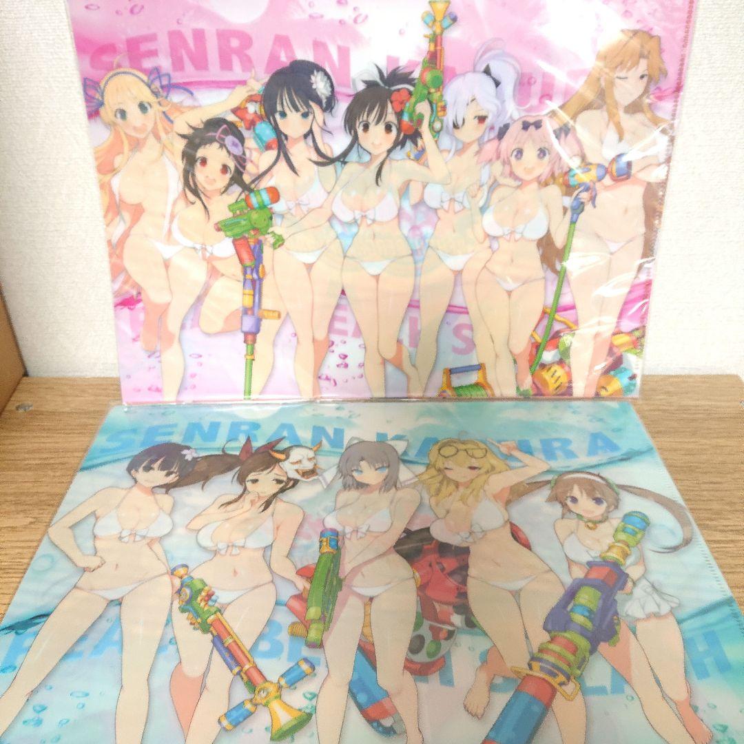 閃乱カグラ 5周年記念出張購買部 A4クリアファイル 6枚セット