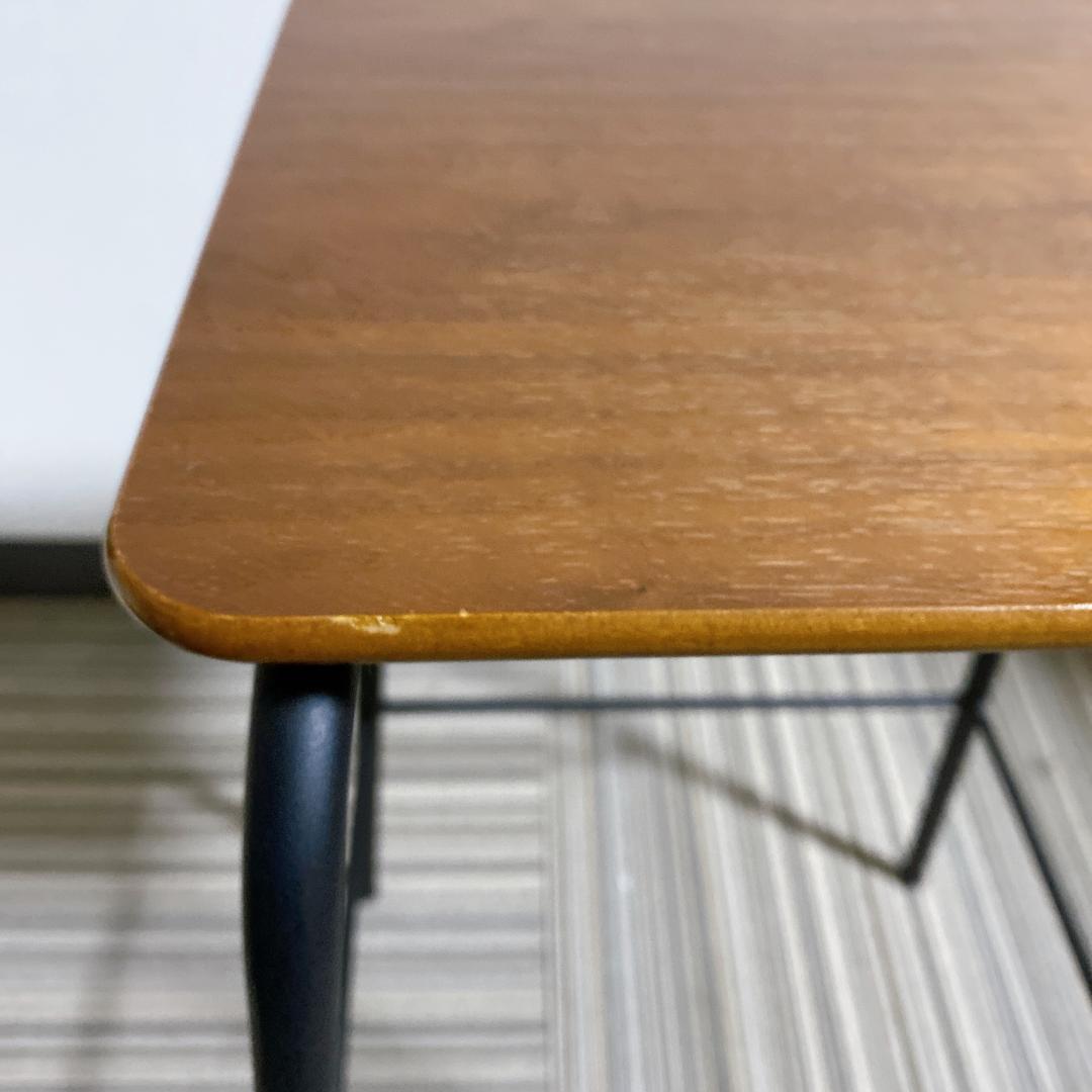 NITORI ウォールナット カウンターチェア ２脚セット サイドテーブル