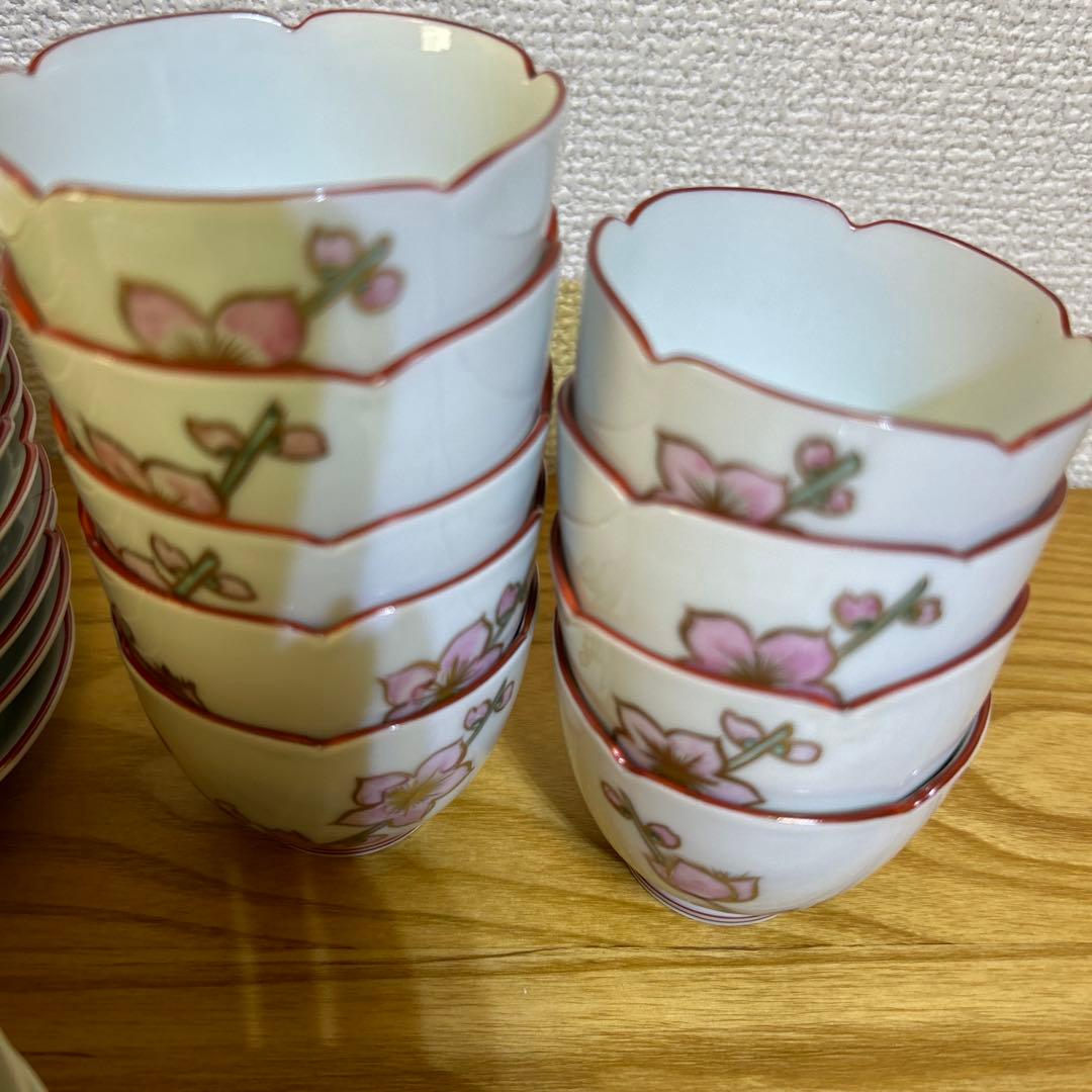 雛祭り　お膳　雛道具　田中屋　陶器　桐箱付き