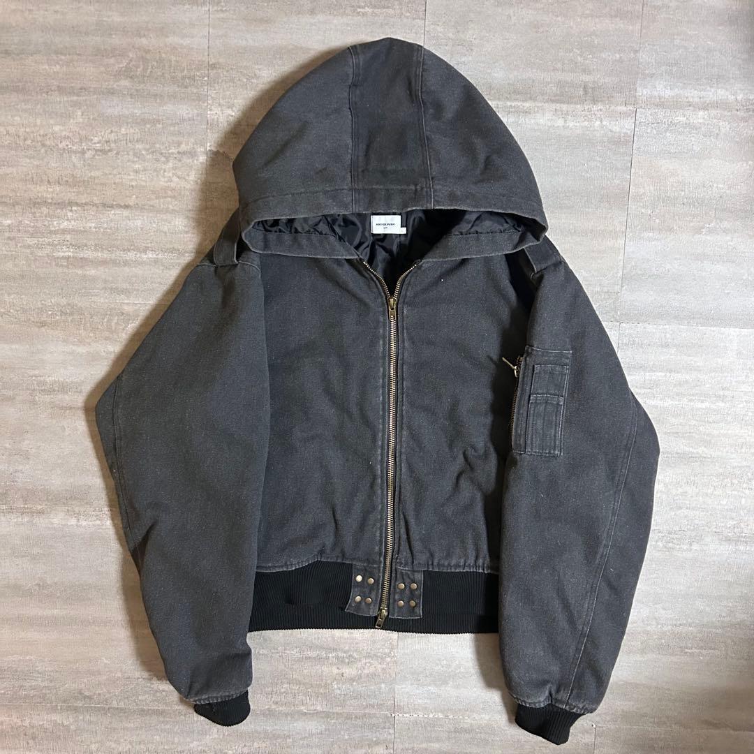 ANDER HUNK ショートダックフードジャケット L