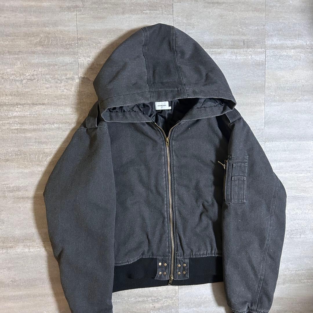 ANDER HUNK ショートダックフードジャケット L