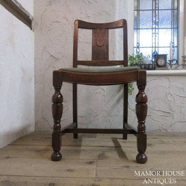 イギリス アンティーク 家具 ダイニングチェア 椅子 イス 英国 4015e