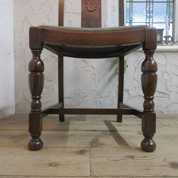 イギリス アンティーク 家具 ダイニングチェア 椅子 イス 英国 4015e