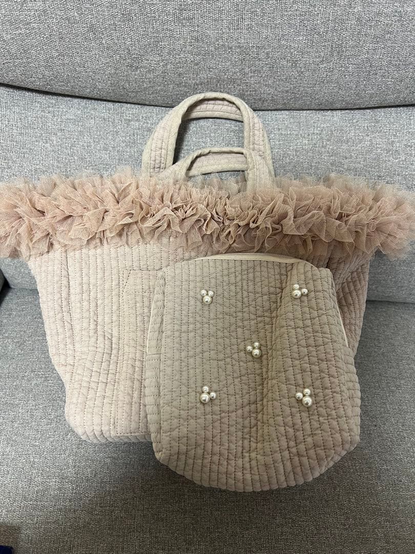 断捨離さん専用 ROSEAURAチュールヌビバック　hinaコラボ