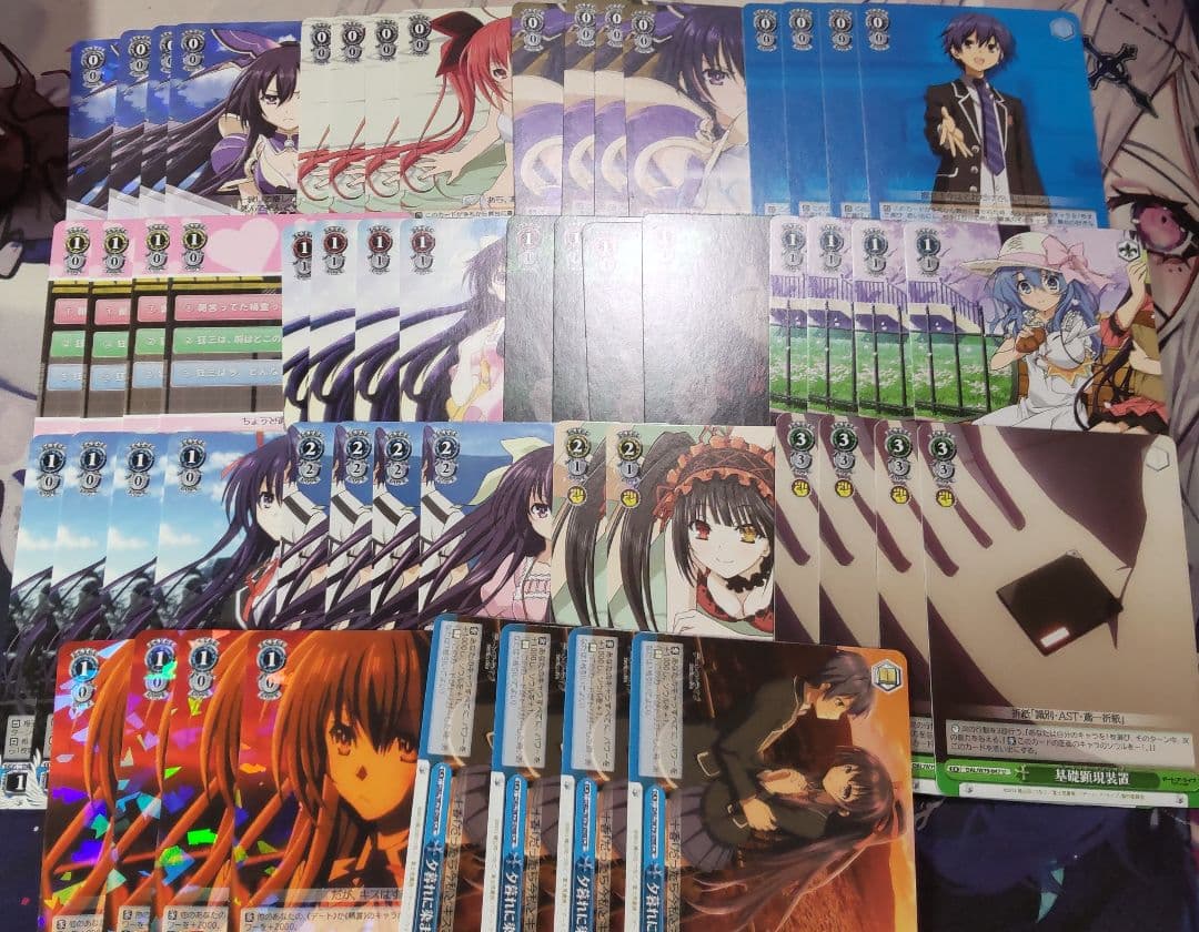 ヴァイスシュヴァルツ　デート・ア・ライブ　ファンタジア文庫　パーツセット