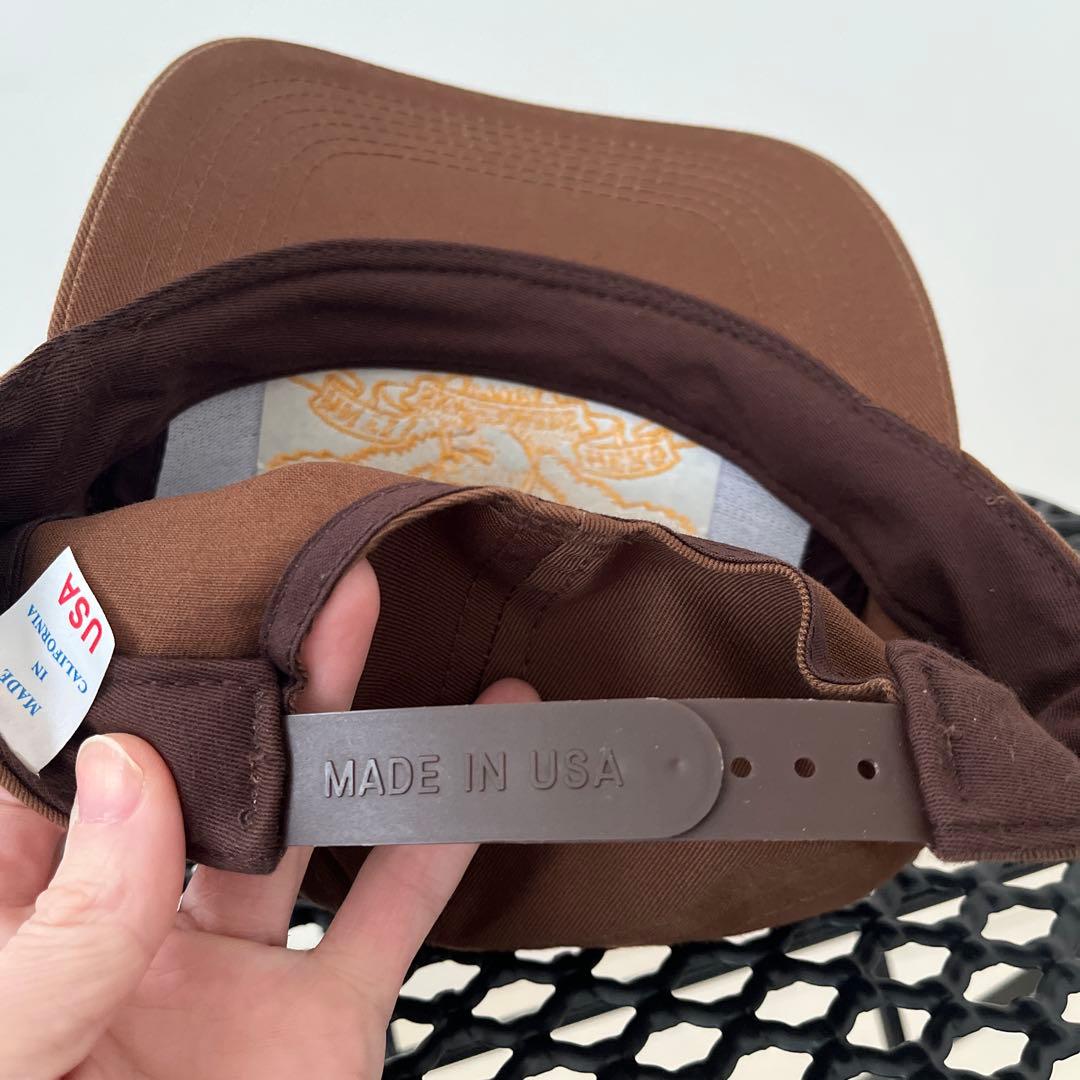 ANTIHERO アンタイヒーロー　アンチヒーロー キャップ　USA製　ブラウン