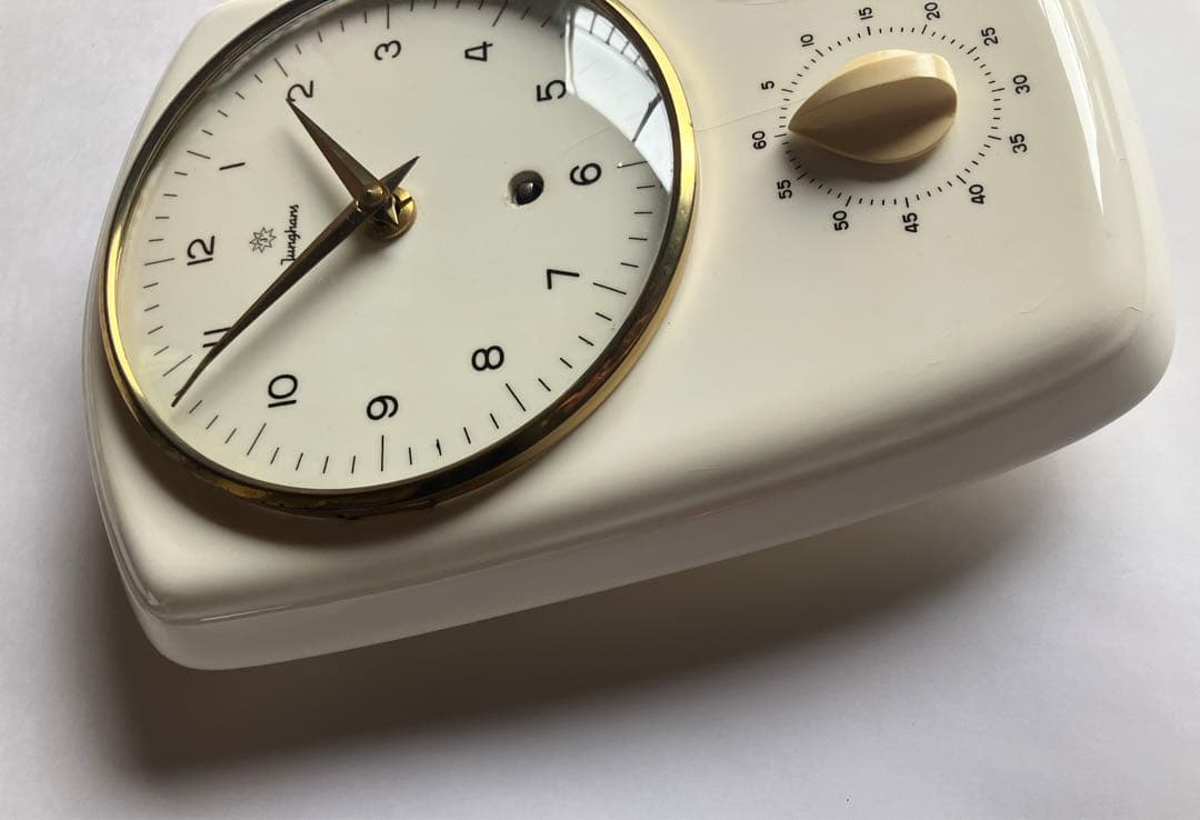 ユンハンス　Junghans 掛時計　ゼンマイ　鍵つき