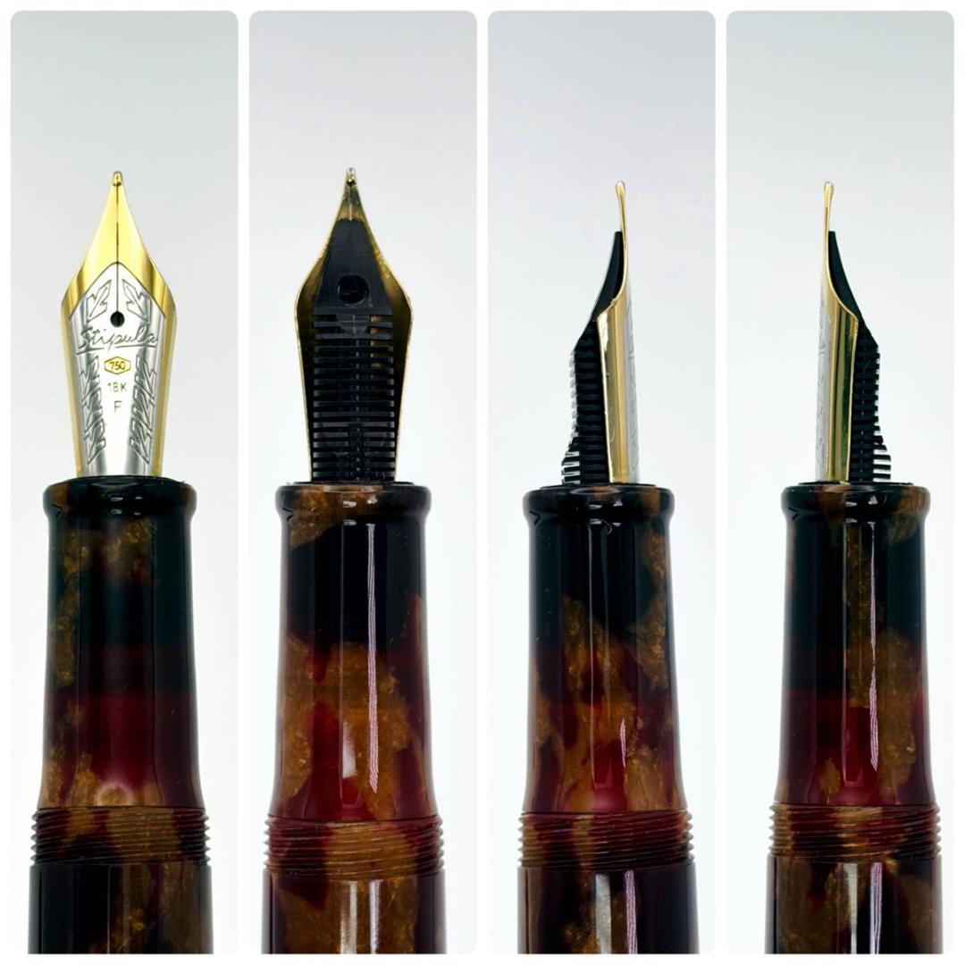 希少 スティピュラ NOVECENTO REX 限定 18K Fニブ 万年筆