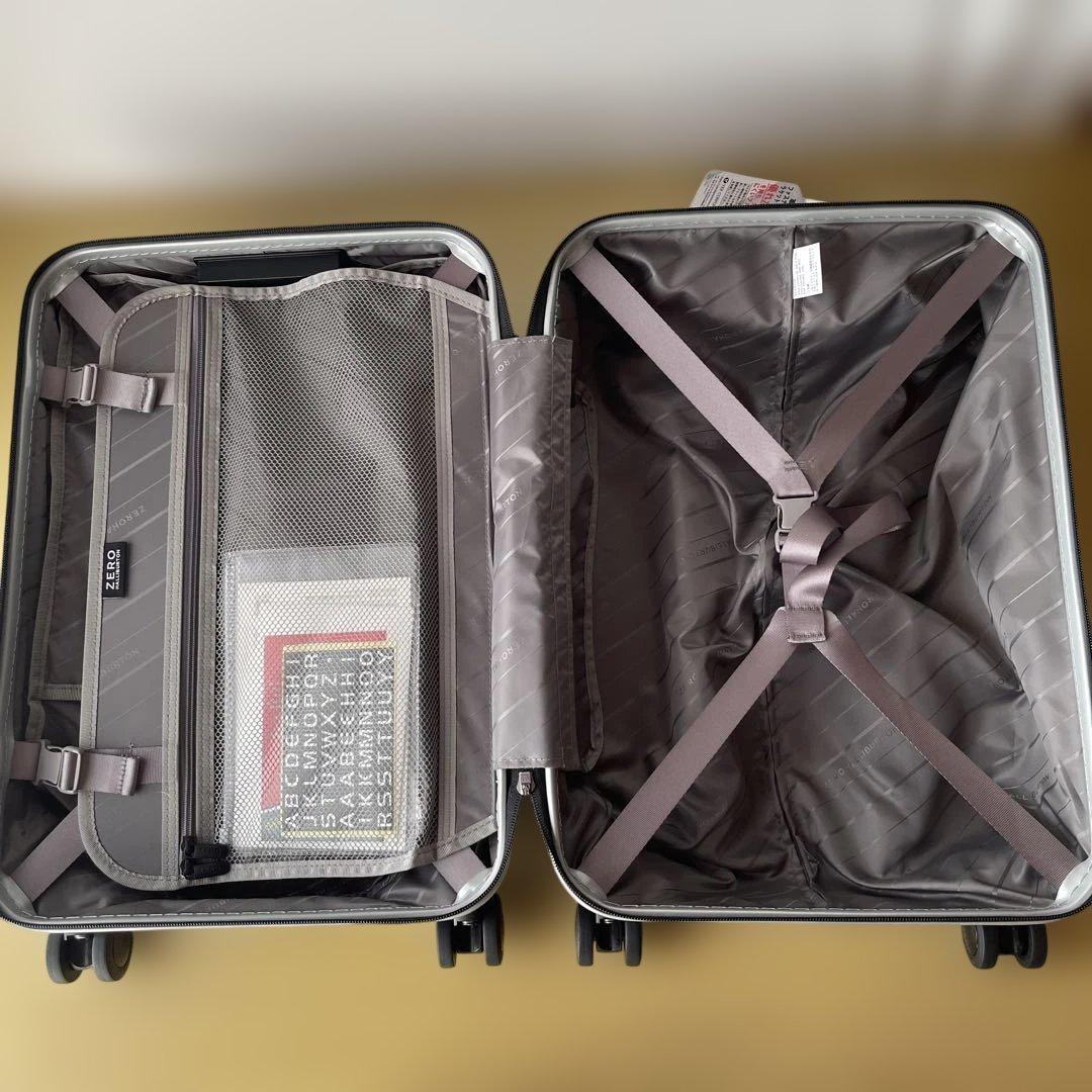 【ZERO HALLIBURTON】軽量スーツケース 機内持ち込み　シルバー