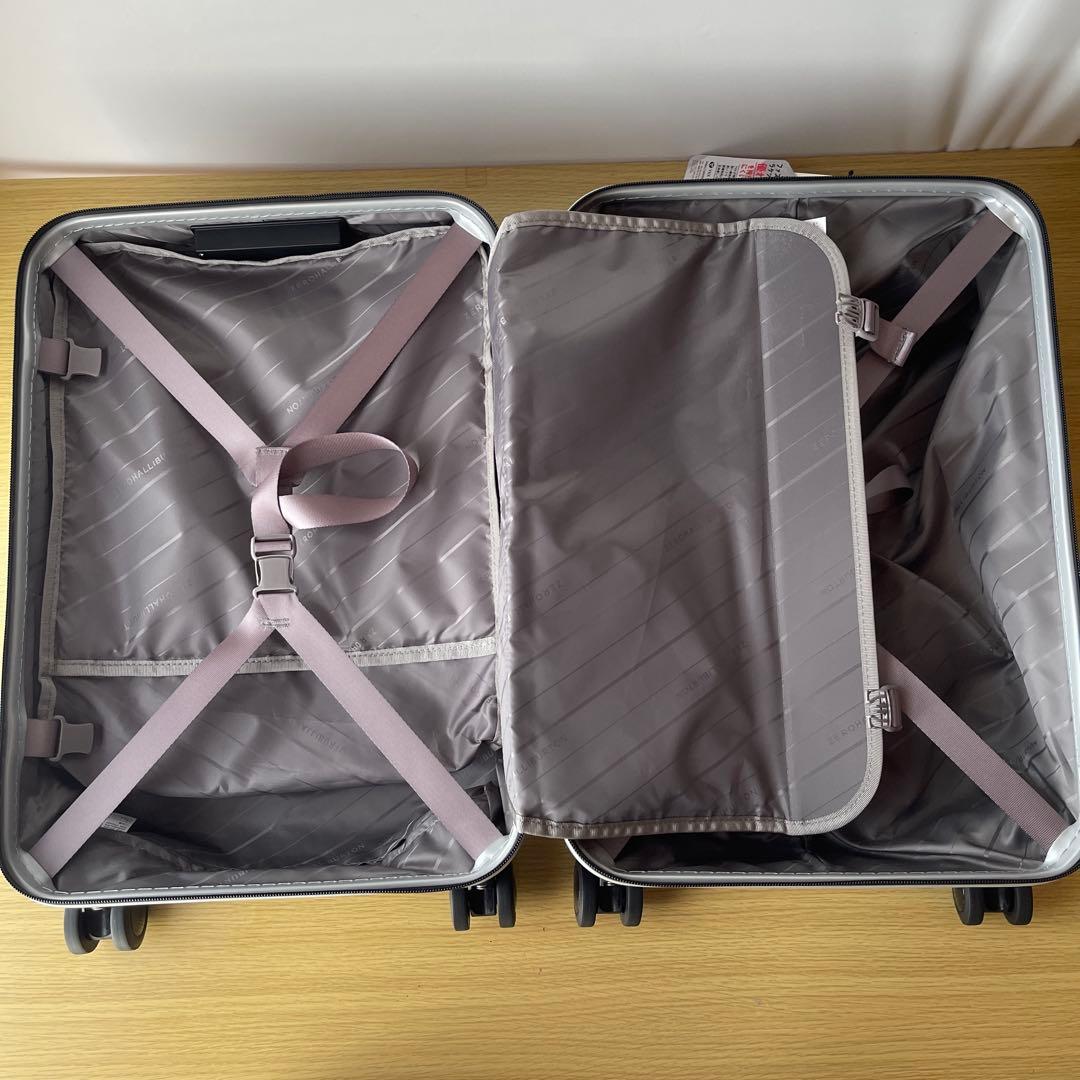 【ZERO HALLIBURTON】軽量スーツケース 機内持ち込み　シルバー