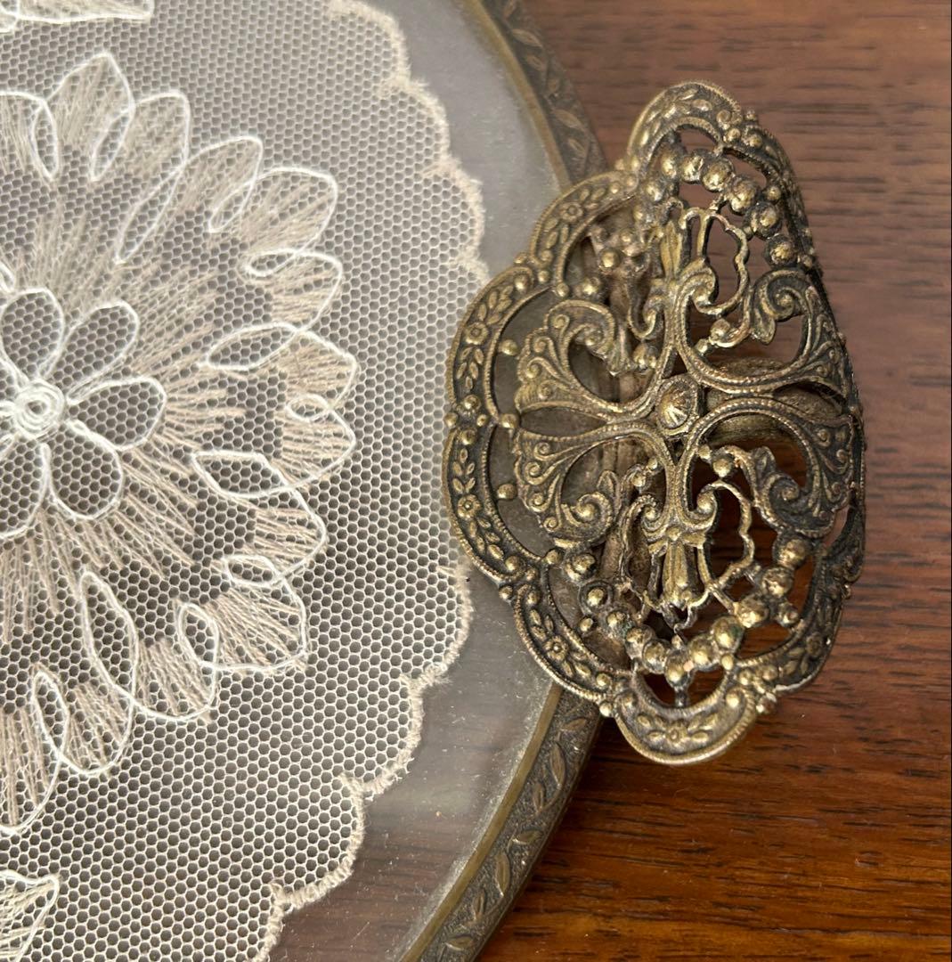 アンティーク ドレッシングトレイ(オーバル)