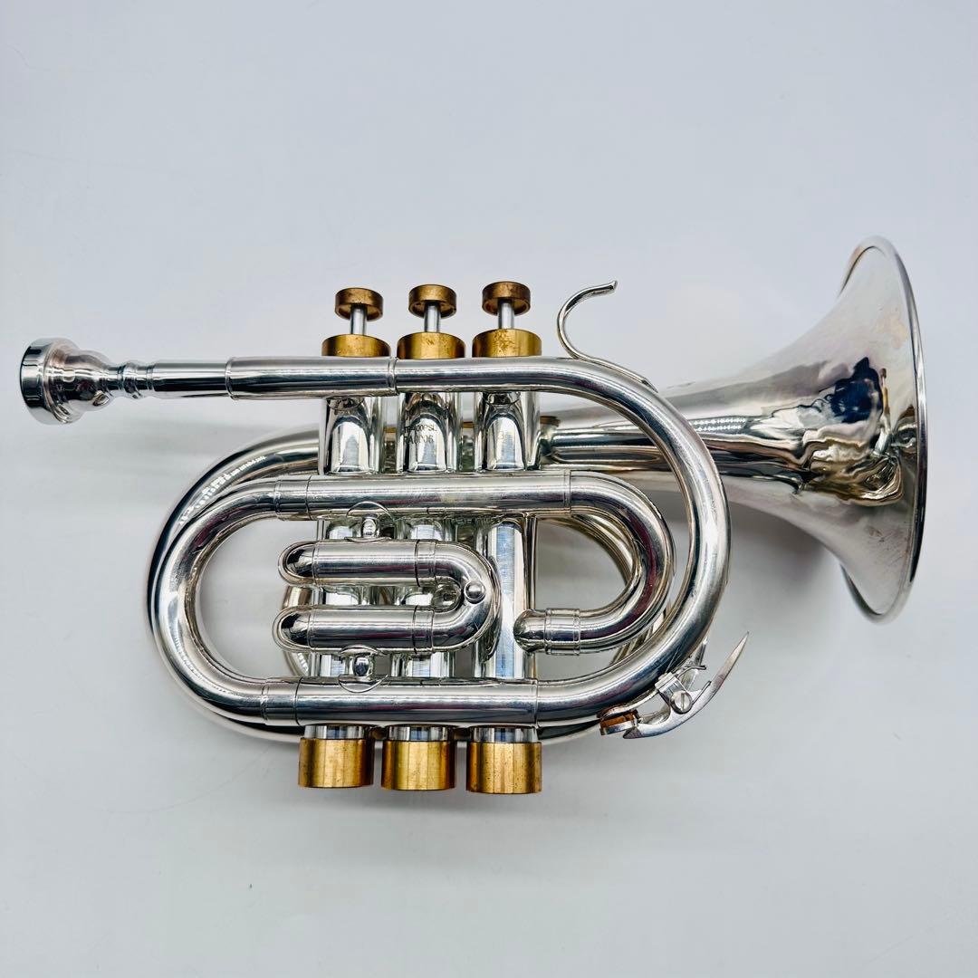 ジェイマイケル　ポケットトランペット　　TR-400PSL　管楽器　別パーツ付き