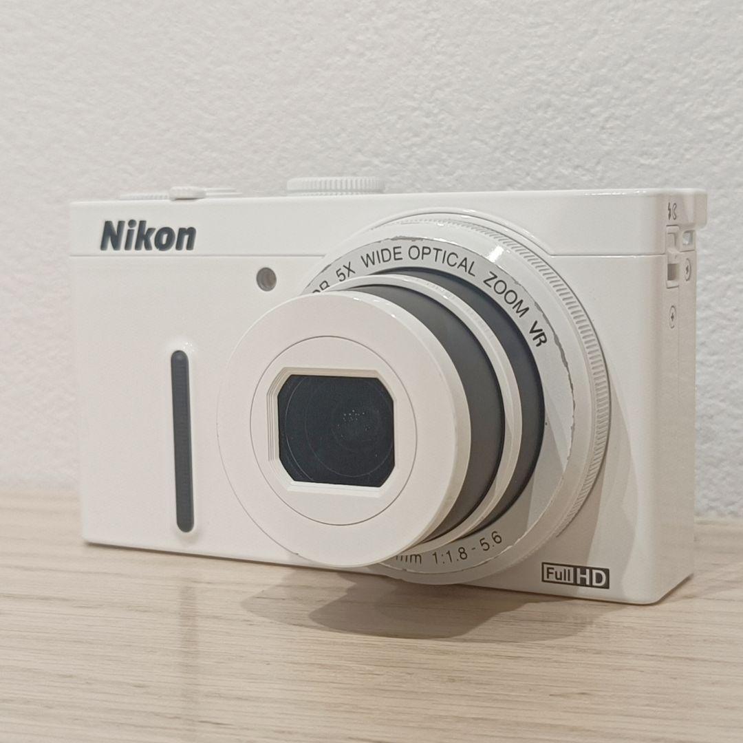 美品 訳あり Nikon COOLPIX P330 ホワイト デジカメ 説明書