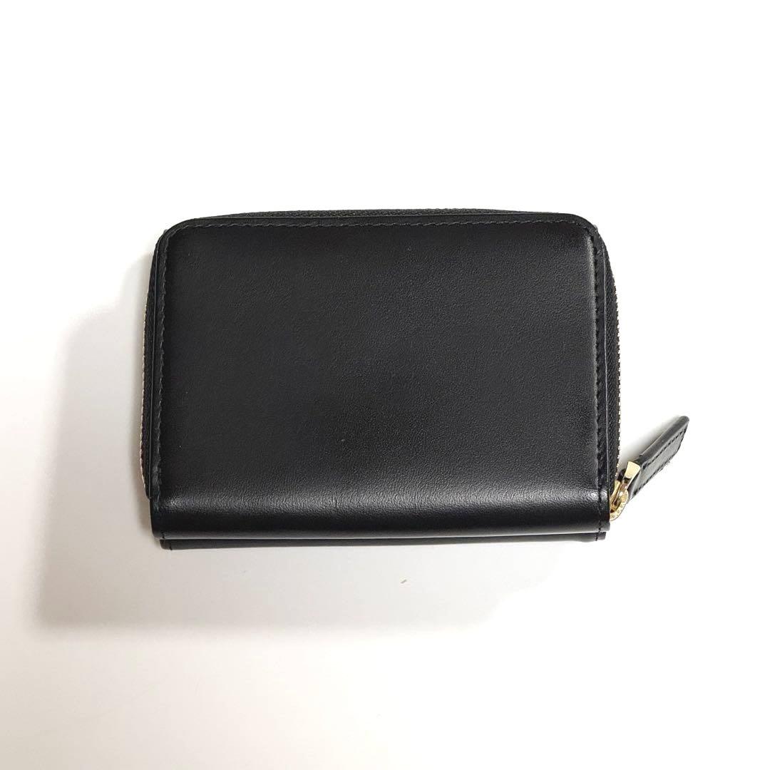 agnes b. アニエスベー 財布 折財布 三つ折り ブラック レザー