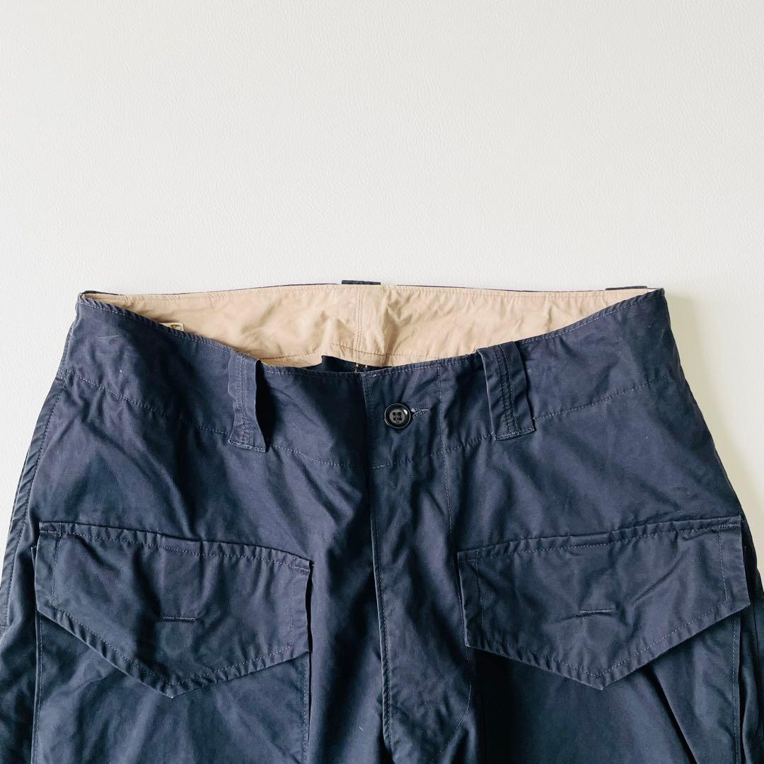 4802【美品】45R チノパン ウェザーの908セイルパンツ　M 紺　日本製