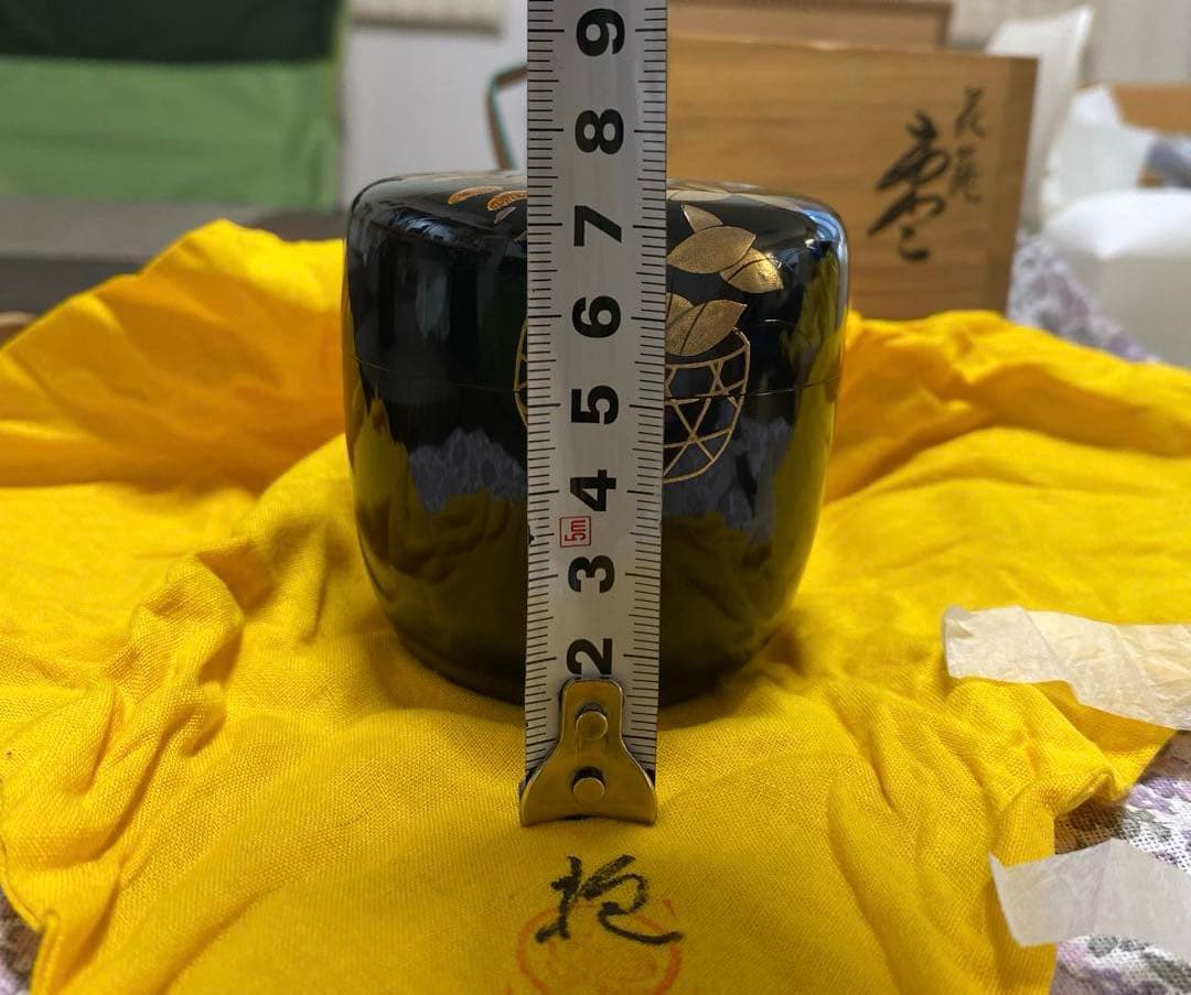 ききょう　花籠　棗　輪島塗　☆正抱☆ 縄手昌晴作