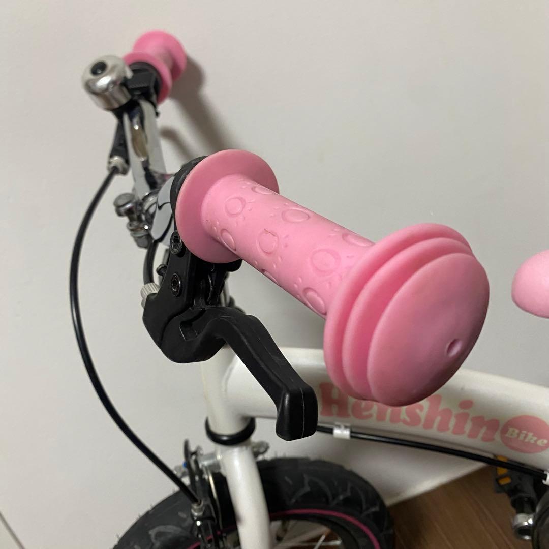 【希少】Henshin Bike へんしんバイク 限定カラー ホワイトxピンク