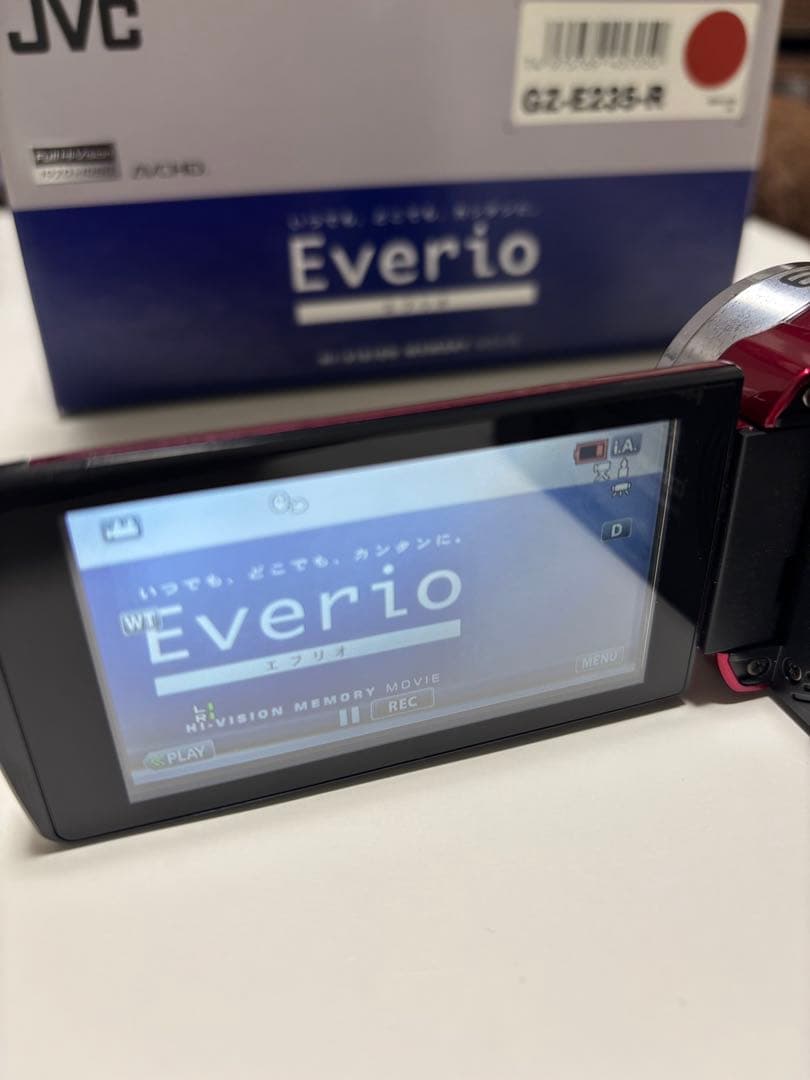 JVCケンウッド EVERIO GZ-E235-R レッド　動作品