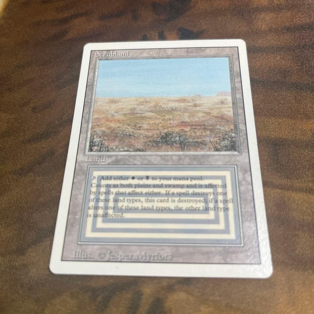 MTG 《Scrubland》[3ED]