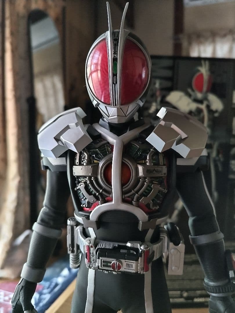 超リアル！メディコムトイＲＡＨ 仮面ライダーファイズ アクセルフォーム　完品