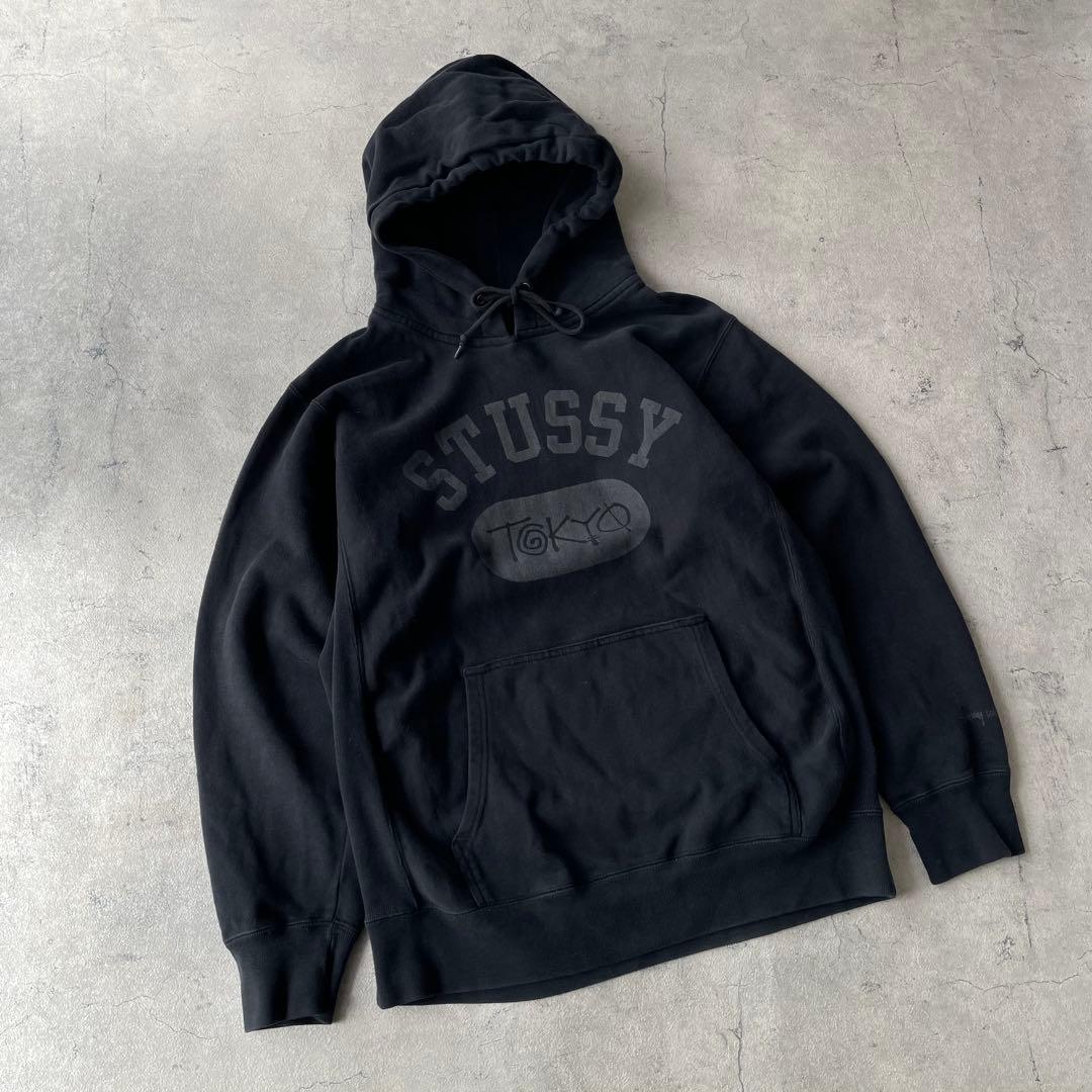 STUSSY ステューシー パーカー プルオーバーTOKYO 黒