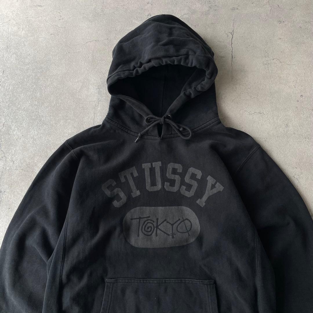 STUSSY ステューシー パーカー プルオーバーTOKYO 黒