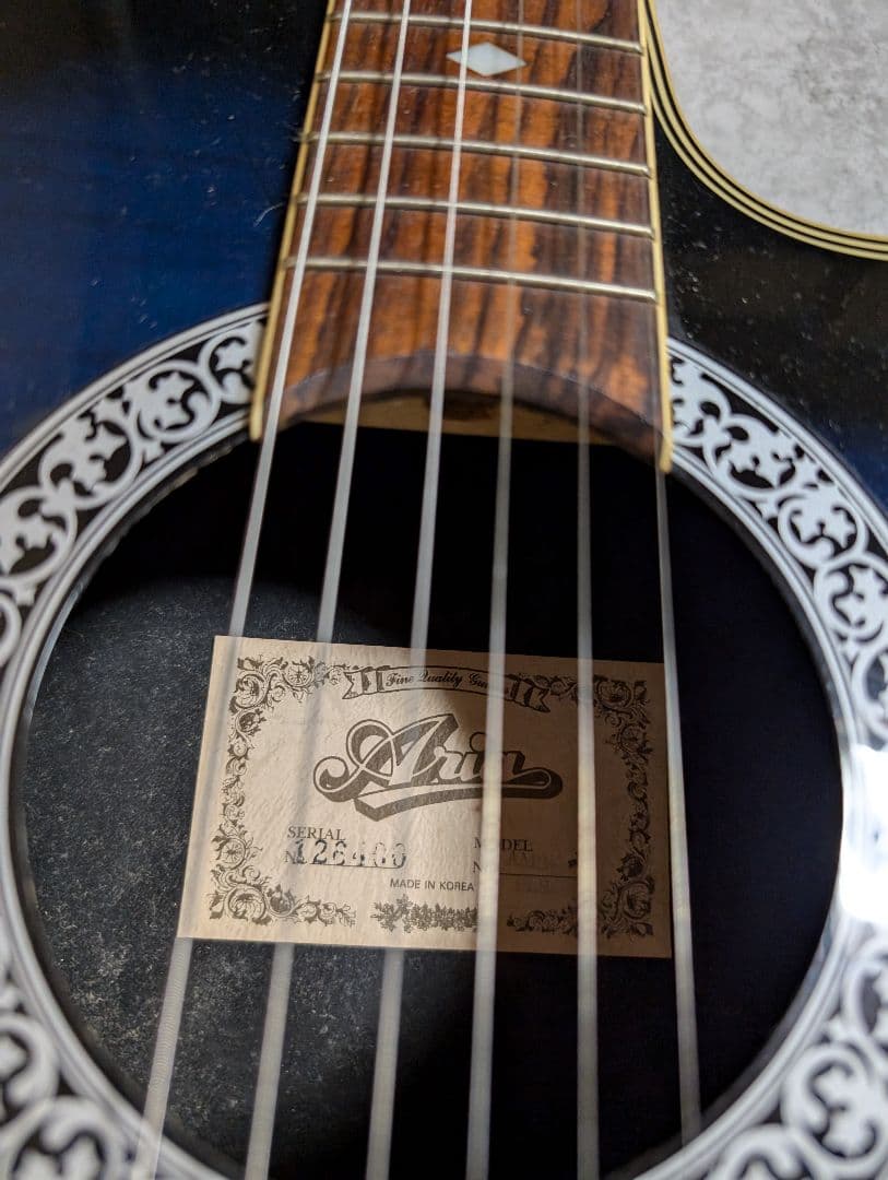 弾き語りなら！ARIA エレアコ AMB35BLS 音出良好　アコギもOK！