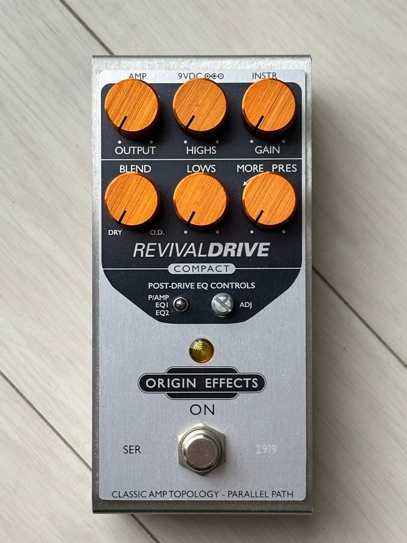 ギター Origin Effects Revival Drive Compact