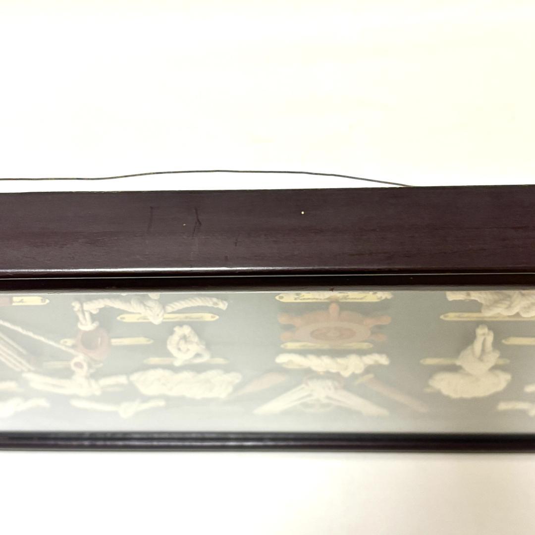 ノットボード　ロープノット　ロープノット額　マリン壁飾り