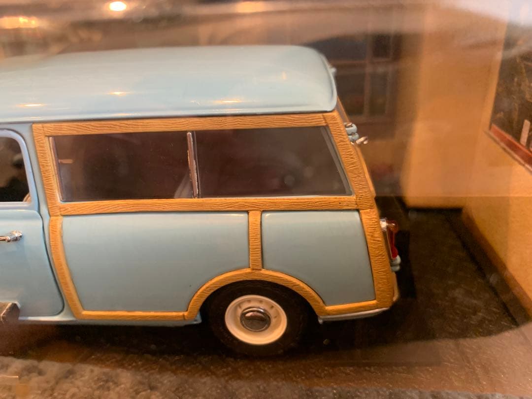 極レア　状態良し　京商　オースチン　ミニ　カントリーマン　ブルー　1/18