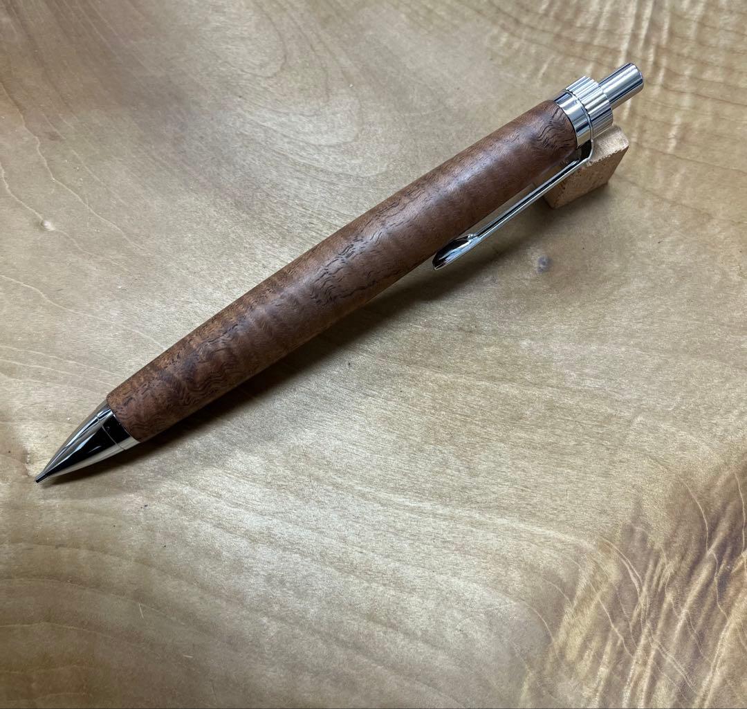 木軸ペン　神代ケンポナシ　縮杢