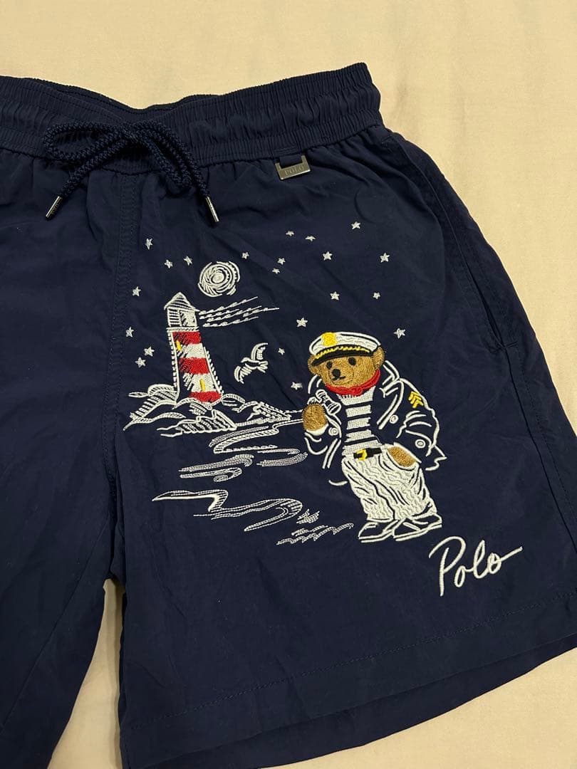 希少！美品！ポロラルフローレン　水着　刺繍　ベア　poloralphlauren