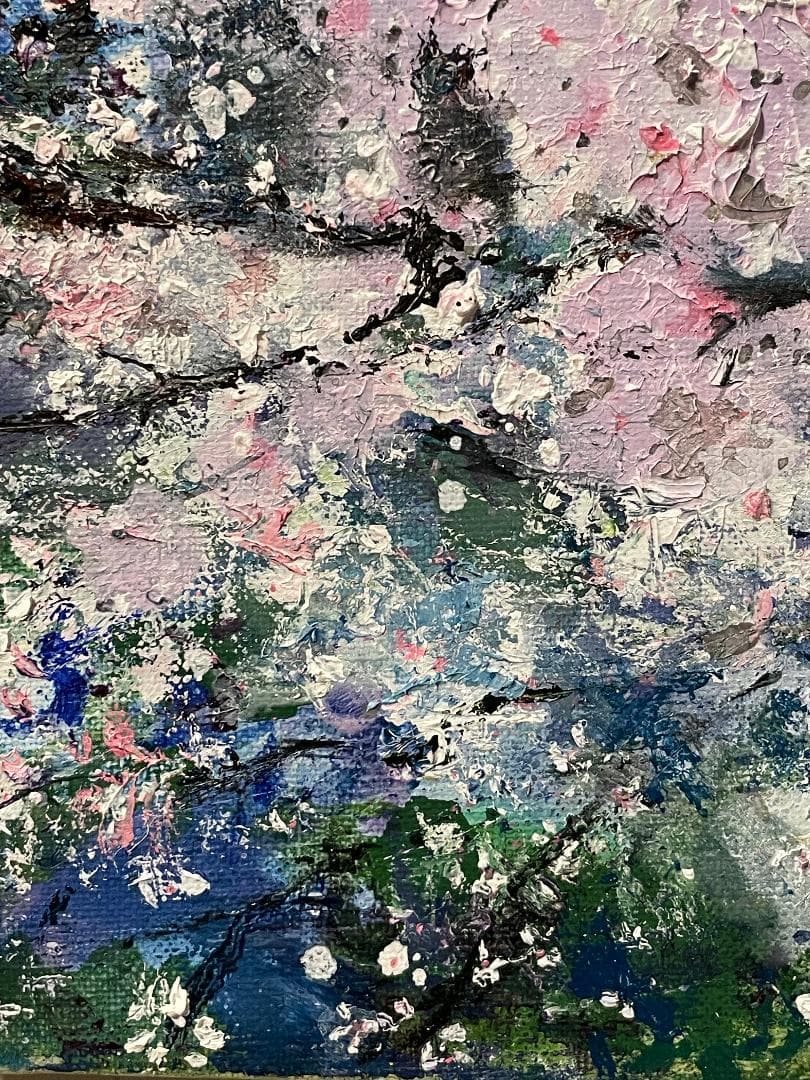 「真作」作者不明　風景画　油彩画　額装　サイン有り　F6号