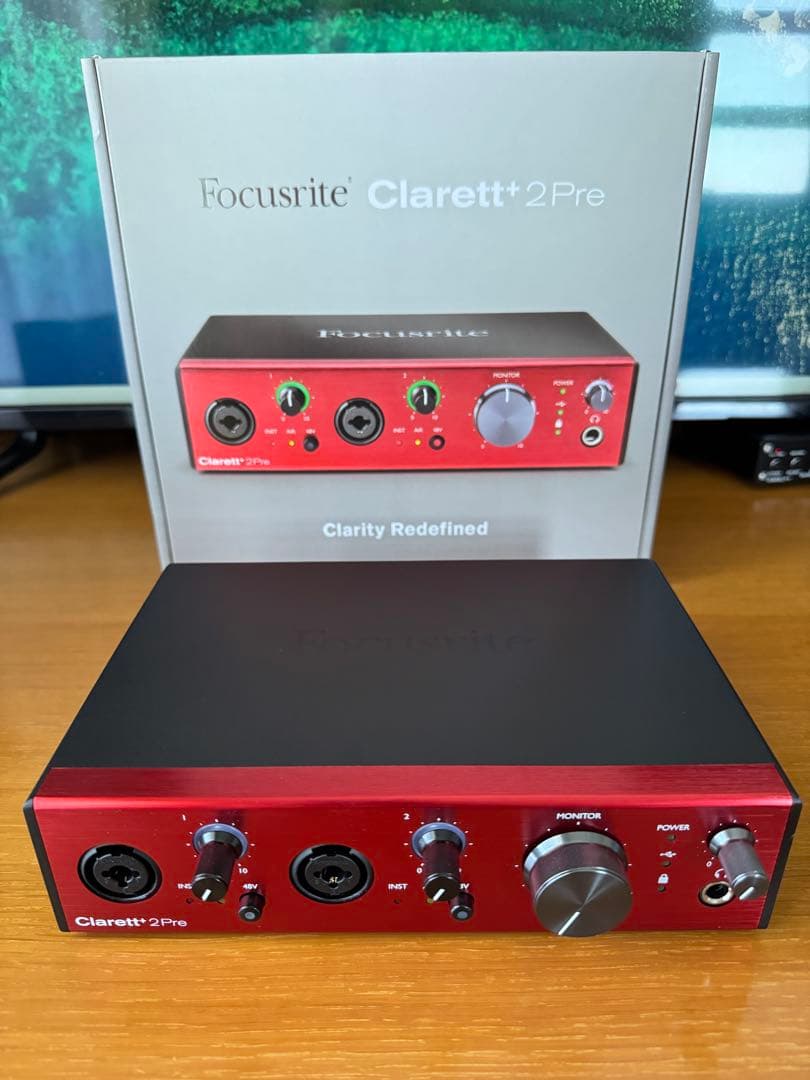 Focusrite Clarett+2Pre オーディオインターフェース