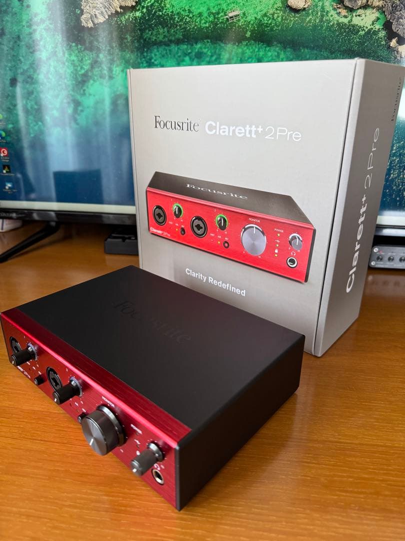 Focusrite Clarett+2Pre オーディオインターフェース