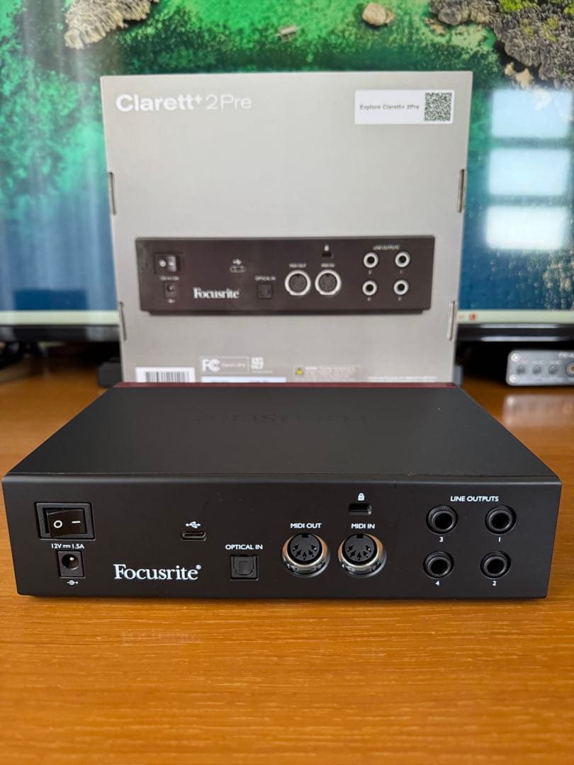 Focusrite Clarett+2Pre オーディオインターフェース