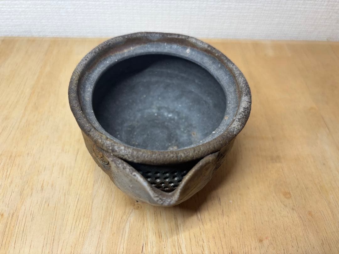 ㊸備前焼 宝瓶 登り窯 猿 サル さる 手びねり 急須