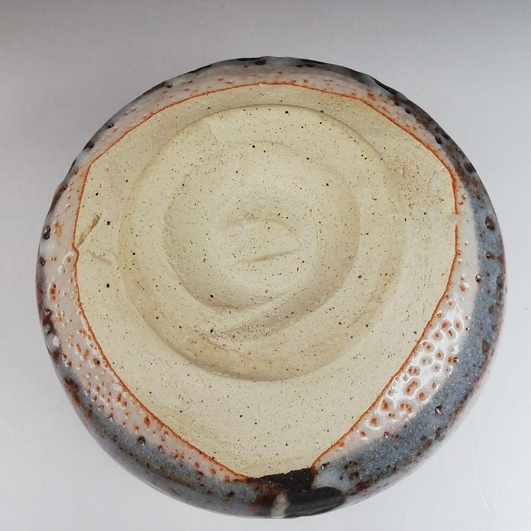 Ｔ９０３　茶碗　『鼡志野』『順風陶苑　加藤鐐 作』　共箱　抹茶碗　茶道具