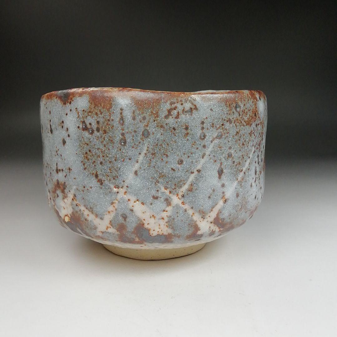 Ｔ９０３　茶碗　『鼡志野』『順風陶苑　加藤鐐 作』　共箱　抹茶碗　茶道具