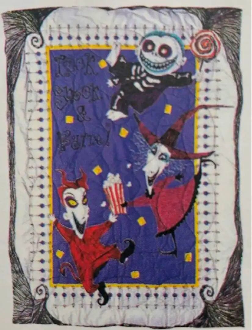 美品 32年前 ナイトメアビフォアクリスマス 掛け布団 ふとん