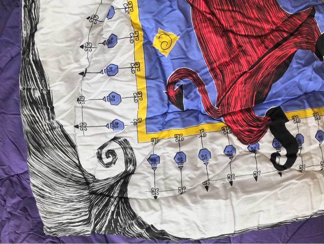 美品 32年前 ナイトメアビフォアクリスマス 掛け布団 ふとん