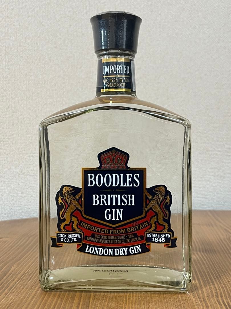 Boodles British Gin ロンドン・ドライ・ジン 未開栓　旧ボトル